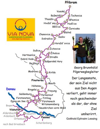 VIA NOVA - Wanderkarte